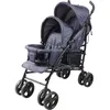 Image de Poussette canne double BAMBISOL - 6-36 mois pour le siège avant (max 15 kg) et de 0-36 mois (max 15 kg) pour le siège arrière