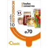 Image de Rondelles universelles - HUTCHINSON - D 80 / 56 x 25 mm - Lot de 10 - Caoutchouc - Compatibles bocaux