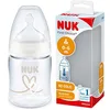 Image de NUK First Choice+ biberon | 0-6 mois | Contrôle de température | Tétine en silicone | Valve anti-coliques | Sans BPA | 150 ml