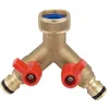 Image de Nez de robinet automatique laiton 2 sorties Boutté