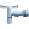 Image de Robinet de cuve quart de tour 20x27 en plastique Blanc