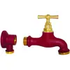 Image de Boutté Kit Robinet de jardin et applique, Tuile Rouge