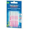 Image de Ricqlès 5 Brossettes Interdentaires Réutilisables - 0,6 mm Rose