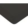 Image de FUTURE HOME - Drap Housse en 100% Coton Premium 57 Fils uni Bonnet 25cm Anthracite 90x200cm avec Bonnet élastique de 30cm
