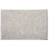 Image de Tapis de Bain en Polyester uni Ivoire 50x80cm