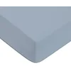 Image de FUTURE HOME - Drap Housse en 100% Coton Premium 57 Fils uni Bonnet 25cm Nuage 90x200cm avec Bonnet élastique de 30cm