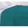 Image de Drap Plat en Coton 57 Fils uni Bleu pétrole 240x310cm