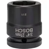 Image de Bosch Accessories Clé à Douille avec Carré Femelle 3/4" pour Vis à Tête Hexagonale M18, 42.50mm Extérieur, 27mm Cote sur plats, 50mm Longueur