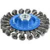 Image de Brosse circulaire 115 mm à fils d'acier torsadés 115 mm, 0,5 mm, 12 mm, M14