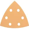 Image de Bosch Accessories Disque Abrasif pour Ponceuses Delta, 6 Trous, 80 Grain, 93mm, Jaune, Lot de 5