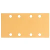 Image de Bosch Accessories 2608605255 10 Feuilles abrasives pour ponceuses vibrantes 93 x 186 mm 8 trous Grain 80