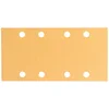 Image de Bosch Accessories Disque Abrasif pour Ponceuses Vibrantes, 8 Trous, 120 Grain, 93mm x 186mm, Lot de 10