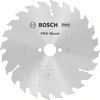 Image de Bosch 1x Lame de scie circulaire PRO Wood pour scies circulaires portatives filaires (pour Bois résineux, Bois dur, Ø mm, Professional Accessoire Scie circulaire portative)