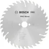 Image de Bosch 1x Lame de scie circulaire PRO Wood pour scies circulaires portatives filaires (pour Bois résineux, Bois dur, Ø mm, Professional Accessoire Scie circulaire portative)