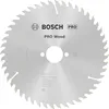 Image de Bosch 1x Lame de scie circulaire PRO Wood pour scies circulaires portatives filaires (pour Bois résineux, Bois dur, Ø mm, Professional Accessoire Scie circulaire portative)