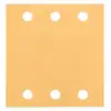 Image de 10 feuilles abrasives BOSCH C470 pour ponceuse vibrante 115 x 107 mm Best for Wood and Paint 6 trous
