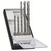 Image de Bosch Accessories 5 pièces Jeu de forets SDS plus-5 Robust Line (pour le béton, accessoires pour perceuse)