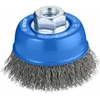 Image de Brosse boisseau Bosch 75 mm à fils d'acier ondulés 75 mm, 0,3 mm, M14