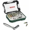 Image de Set embout de vissage Bosch (Kit 26 pièces Assortiment dembouts de vissage avec cliquet)