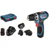 Image de Perceuse-visseuse sans fil BOSCH à mandrin interchangeable GSR1215FC +L-BOXX