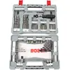 Image de Bosch Accessories 105 pièces Ensemble premium X-Line de d'embouts et forets (foret à béton, foret pour carrelage, porte-embouts universel, butée de profondeur, Accessoires perceuse)