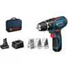 Image de Perceuse à percussion sans fil Bosch GSB 12V-15 avec 1 x 4,0 Ah 1 x 2,0 Ah batterie Li-Ion