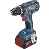 Image de Bosch Bohrschrauber 18V/4,0Ah 2 Akkus 0615990K3S Perceuse-visseuse sans Fil GSR18V-28 18 V/4,0 Ah Li-ION, Bleu
