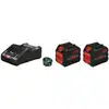 Image de Jeu de batteries de démarrage Bosch : 2 batteries ProCORE 18 Volt 12,0 Ah GAL 18V-160 C et GCY 30-4