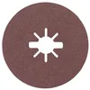 Image de Bosch Accessories 2608619174 Disques Abrasifs sur Fibres Expert for Metal (pour les Métaux, X-LOCK, R444, Ø 125 mm, Grain 80, Alésage : 22,23 mm)