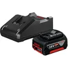 Image de Bosch Professional 18V System Starter-Set batteries : 1 batterie GBA 18V 4.0Ah + chargeur rapide GAL 18V-40