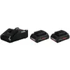 Image de Pack de 2 batteries 18V ProCORE 4Ah + chargeur rapide - BOSCH - 1600A01BA3