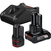 Image de Kit de démarrage batterie Bosch : 1 x GBA 12 Volt 2,0 Ah 1 x GBA 12 Volt 4,0 Ah GAL 12V-40