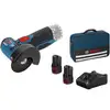 Image de Meuleuse d'angle sans fil GWS 12V-76 de Bosch avec 2 x 2,0 Ah de batterie Li-Ion