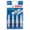 Image de Bosch Super 4 0242232802 (N50), Jeu de 4 Bougies d'Allumage pour un Démarrage Fiable et une Longue Durée de Vie des Moteurs à Essence - avec une Conception Robuste