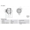 Image de Bosch 986044701 Alternateur
