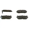 Image de Bosch BP406 - Plaquettes de Frein Arrière pour Voiture - Qualité Bosch - Réduction du Bruit et de la Poussière - Certifié ECE-R90 - Sans Cuivre - Jeu de 4 Plaquettes
