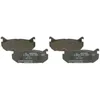 Image de Bosch BP128 - Plaquettes de Frein Arrière pour Voiture - Qualité Bosch - Réduction du Bruit et de la Poussière - Certifié ECE-R90 - Sans Cuivre - Jeu de 4 Plaquettes