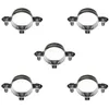 Image de Ram - Collier Simple Métalliques Acier, 32mm, Argent, Sachet de 5
