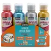 Image de Pébéo 055591 Primacolor Nacrée Pack de 4 Flacons de 150 ML, Rouge,Turquoise