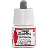 Image de PEBEO   Flacon Marbling 45ml Blanc - Peinture à Effet Marbré Peinture Blanche Finition Brillante   Marbling sur Supports Clairs et Poreux - 45ml - Blanc