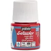 Image de PEBEO Setacolor Teinture pour Tissu Effet Daim Rouge 45 ML