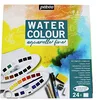 Image de PEBEO Kit oval 24 1/2 godets Aquarelle fine + accessoires