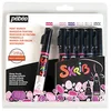 Image de PEBEO 65275 Marqueurs Peinture Dragees Acrylique Brillante Classique Multi Surfaces Pointe 0,7/4mm Lot de 6 Noir