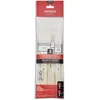Image de Pebeo Gesso Lot de 3 pinceaux à vernis, fibre synthétique blanche, (plat 1.0, 2.0, 2.0 pouces (50 mm), angulaire 1,6" (40 mm), tige certifiée FSC