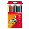 Image de STABILO Crayons de couleur triangulaires Trio, épais, étui de 12