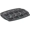 Image de Tefal Crispybake Moule 8 madeleines, 100 Pour cent Silicone haute qualité, Résistance, Cuisson parfaite, Noir, 29 x 21 cm J4172614