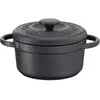 Image de TEFAL PIERRE GAGNAIRE HERITAGE Set 4 mini cocottes fonte d'acier rondes 10 cm / 0,3L Induction E223S404