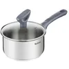 Image de Tefal Casserole Tefal Daily Cook en acier inoxydable avec fond renforcé, convient pour tous les types de feux, y compris l’induction, grande conductivité et robustesse, matériaux recyclés 16 cm 1 l