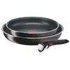Image de 2 poêles Ø22/26 cm en aluminium EASY + Tous feux sauf Induction