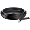 Image de Tefal Poele sauteuse Lot 2 poeles 24 28 cm + poignee amovible Ingenio Eco Resist L3979102